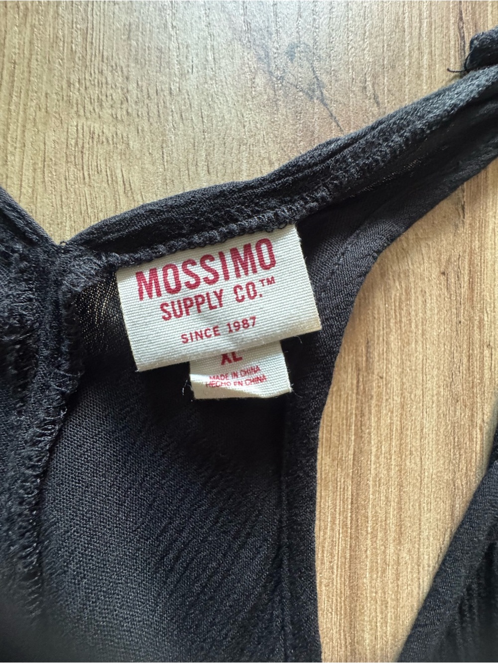 Mossimo Supply Co. Black Lace-Hem Swing Cami - Picture 6 of 8